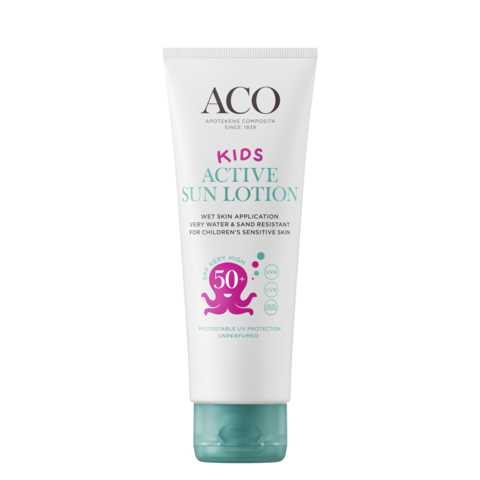ACO SUN Kids Active sun lotion spf 50+ 125 ml bild 2