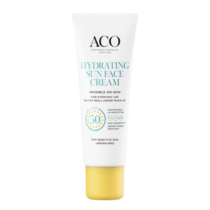 ACO Sun Face Hydrating Cream SPF50 NP 40 ml kuva 2