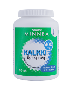 Minnea Kalkki+D3+K2+Mg 90 tabl