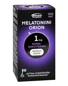 Melatoniini Orion 1 mg nieltävä 100 TABL
