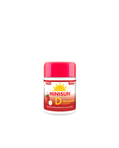 Minisun D-vitamiini Metsämansikka 50 mikrog 200 purutabl