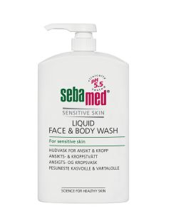 Sebamed Liquid Face&Body Wash pesuneste pumppupullo 1000 ml