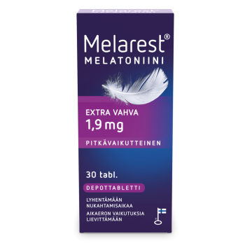 Melarest 1,9 mg Pitkävaikutteinen 30 tabl