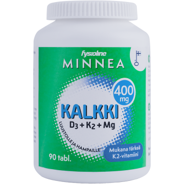 Minnea Kalkki+D3+K2+Mg 90 tabl