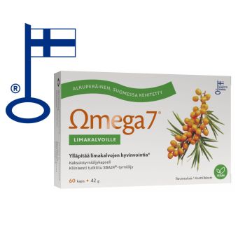 Omega7 Kaksoistyrniöljy FIN 60 kaps