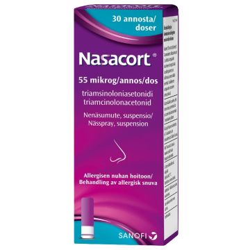 NASACORT 55 mikrog/annos nenäsumute, susp 30 annosta