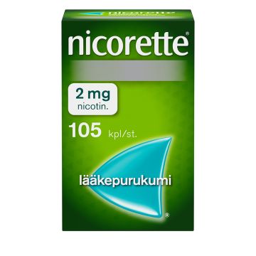 NICORETTE 2 mg lääkepurukumi 105 fol