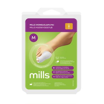 Mills Ihonsuojaputki varpaille, S  2 kpl