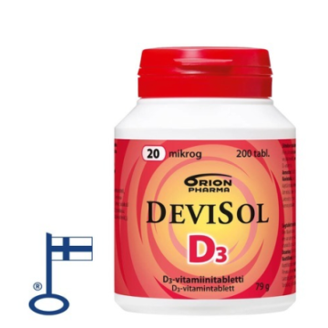 Devisol 20 mikrog imeskelytabletti 200 kpl
