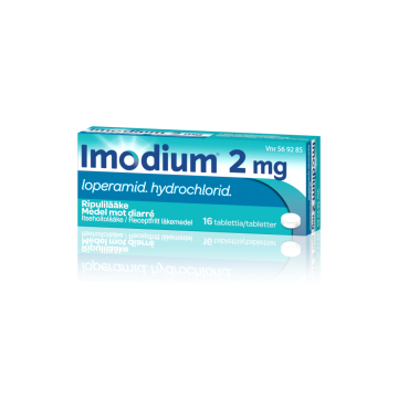 IMODIUM 2 mg tabl, kalvopääll 16 fol