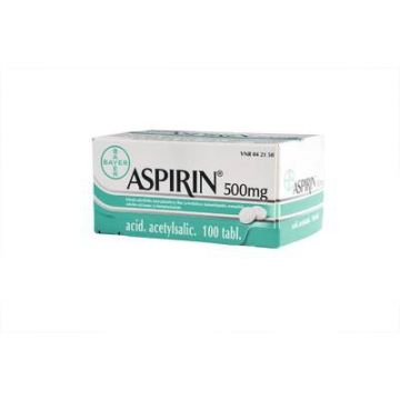 ASPIRIN 500 mg tabl 100 fol