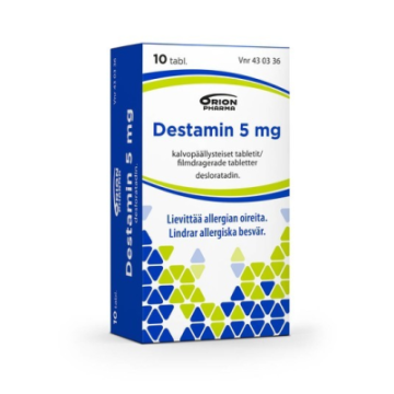DESTAMIN tabletti, kalvopäällysteinen 5 mg 10 fol