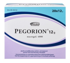 PEGORION jauhe oraaliliuosta varten, annospussi 12 g 20 x 12 g