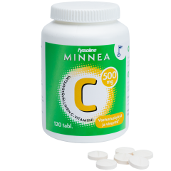 Minnea C-vitamiini vatsaystävällinen 500 mg 120 tabl