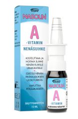 NASOLIN A-VITAMIN NENÄSUIHKE 10 ml