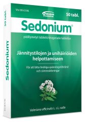 SEDONIUM tabl, päällystetty 50 fol