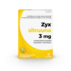 ZYX SITRUUNA 3 mg imeskelytabl 20 fol