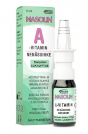 NASOLIN A-VITAMIN TIMJAMI-EUKALYPTUS NENÄSUMUTE 10 ml - Lappeenrannan I  Apteekki